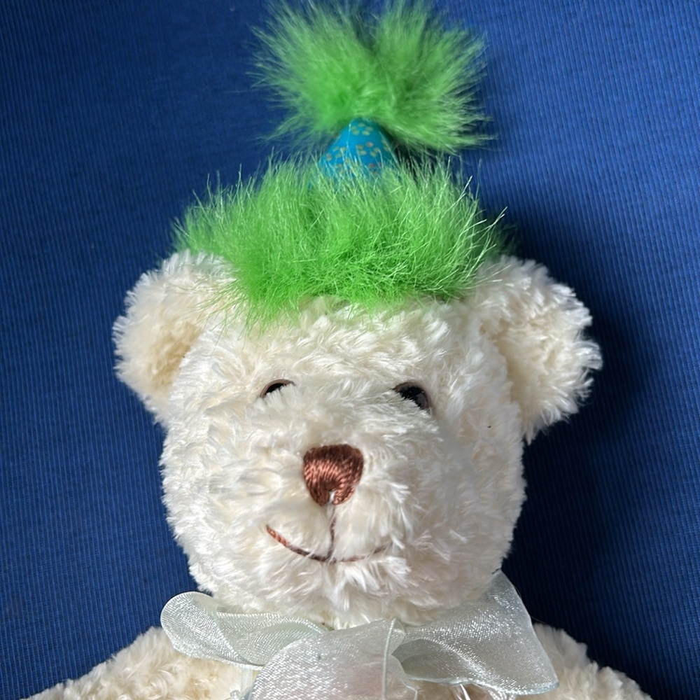 Vintage Birthday Bear with Birthday Message Pouch - Picture 3 of 8